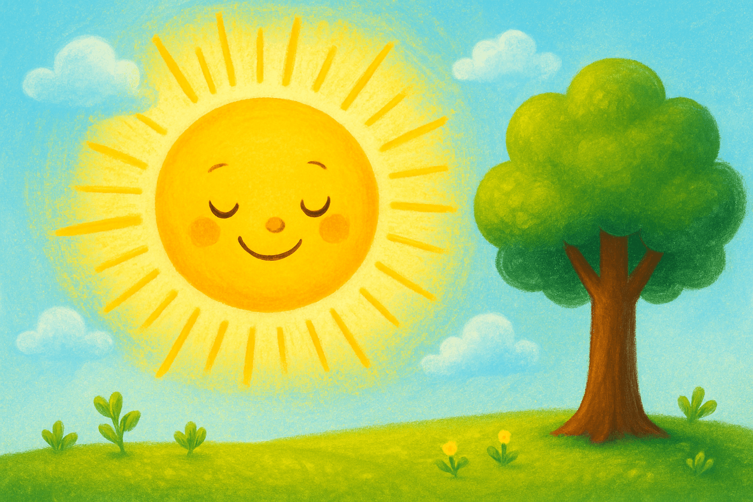 SUNSET story illustration