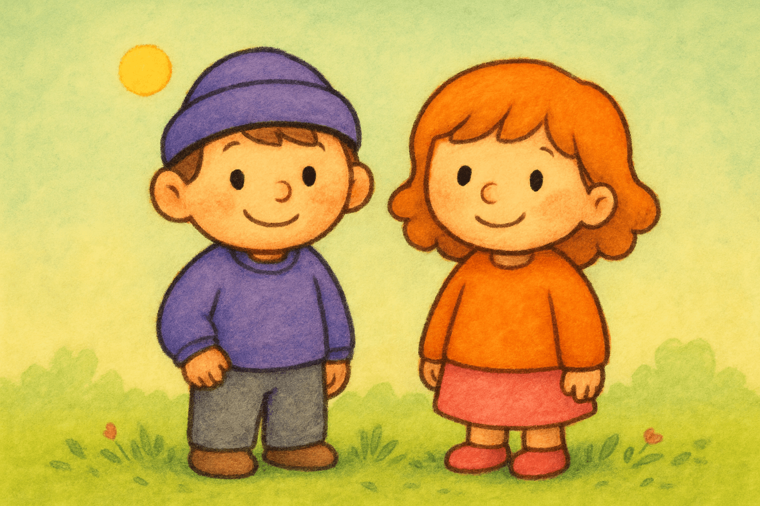 PopPop and Soopy story illustration
