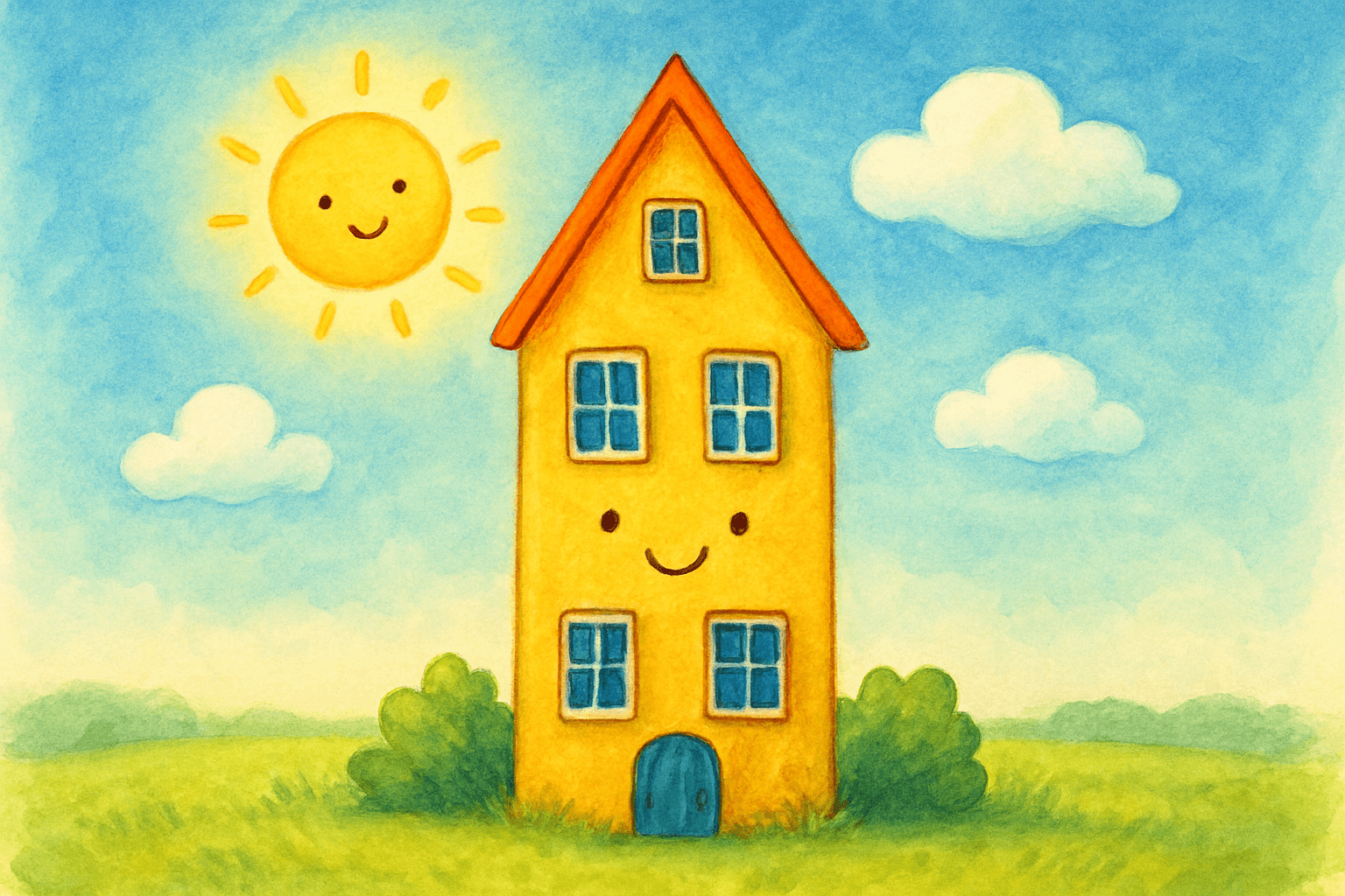 House story illustration
