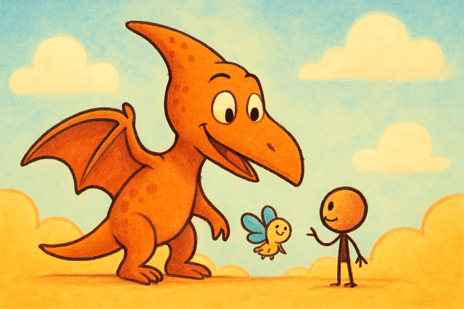Pterodactyl Man story illustration