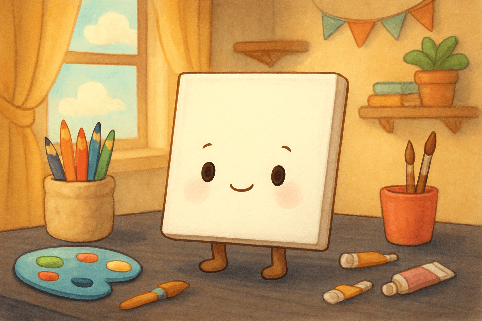 Milo Canvas story illustration