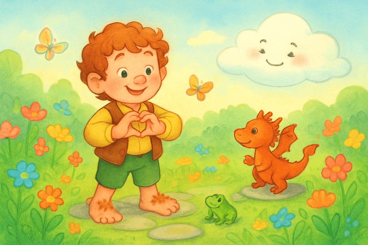 Bilbo action scene illustration