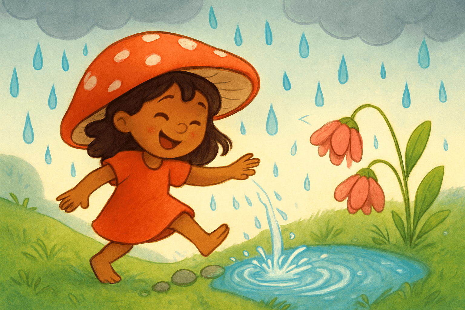 Layla action scene illustration