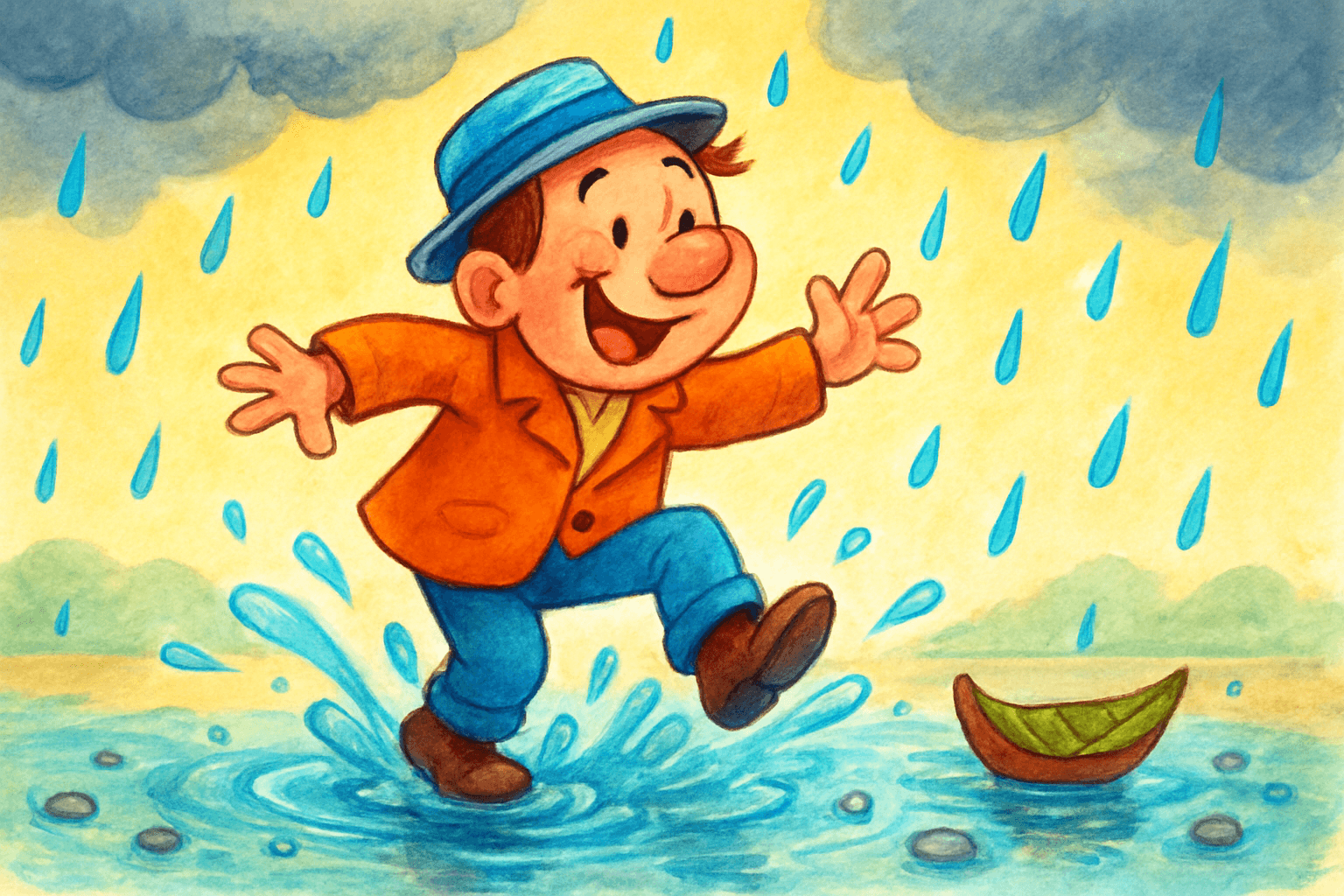 Mr.smith action scene illustration