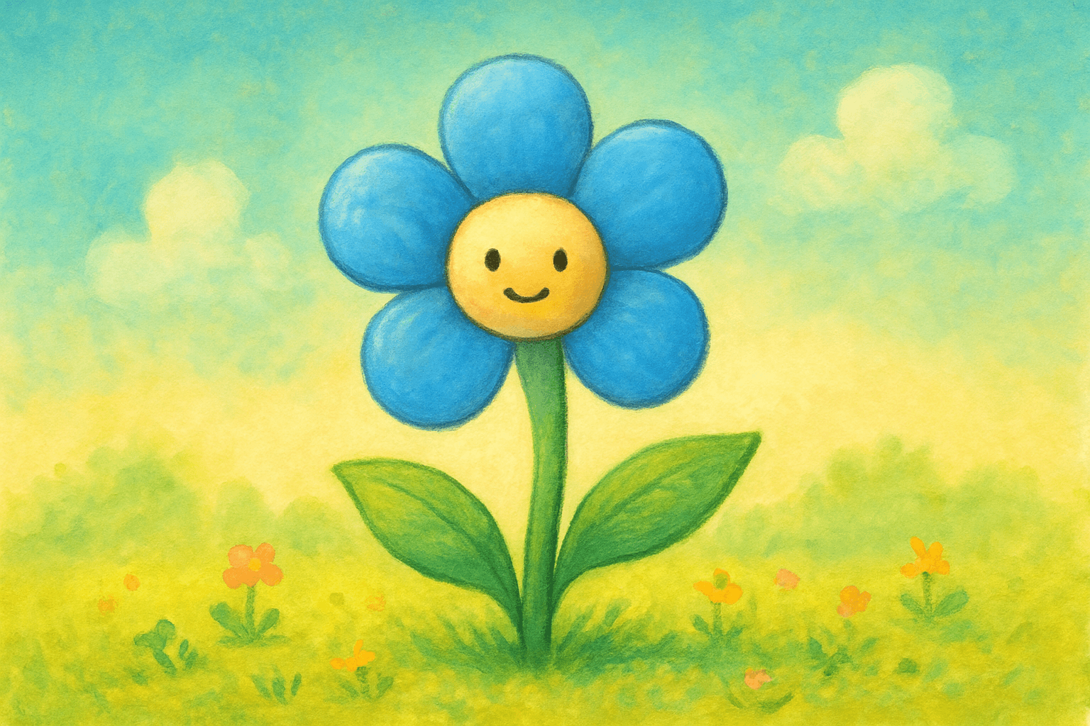 Flower story illustration