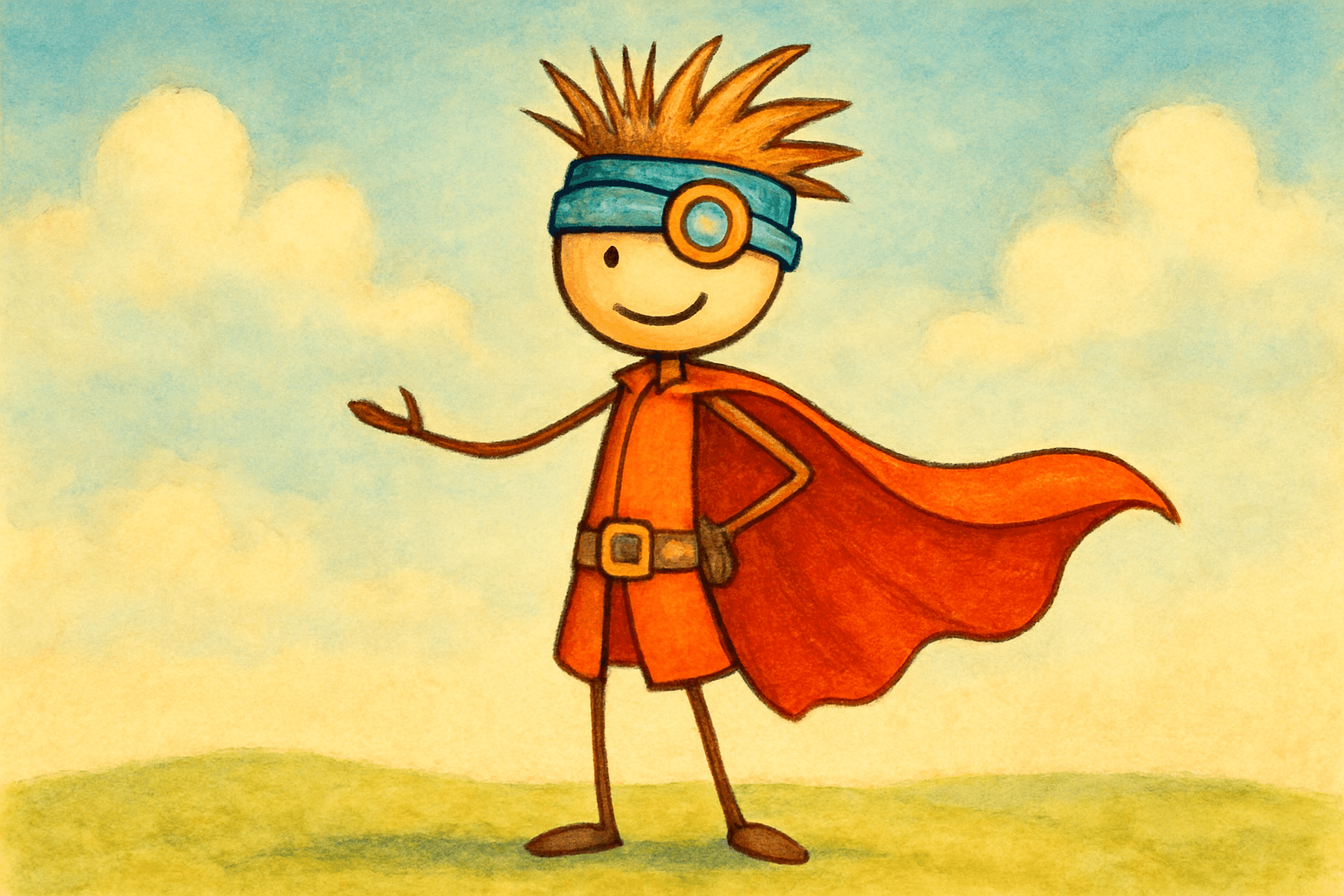 Captain Zip story illustration